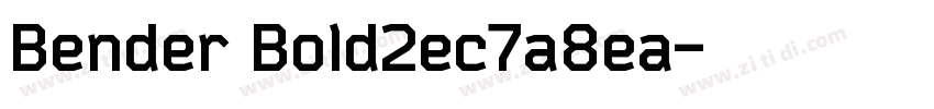 Bender Bold2ec7a8ea字体转换